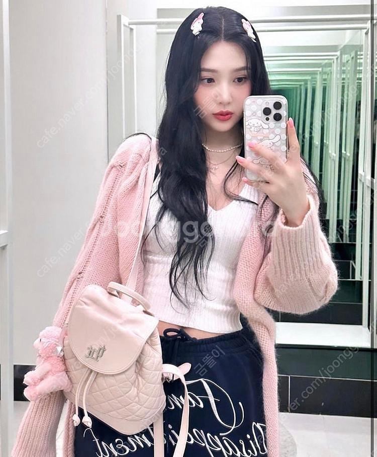 (새제품)쓰리타임즈 밤비 볼레로 핑크 threetime...--0
